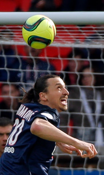 Ibrahimovic sets personal goal record as PSG routs Caen 6-0